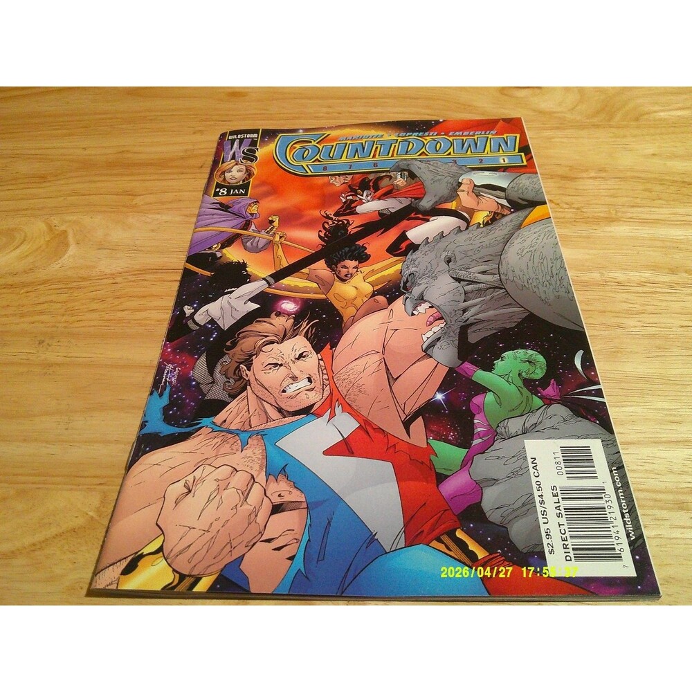 Countdown #8 WildStorm DC Comics January 2001 Marzies Opessi Emerlin Direct